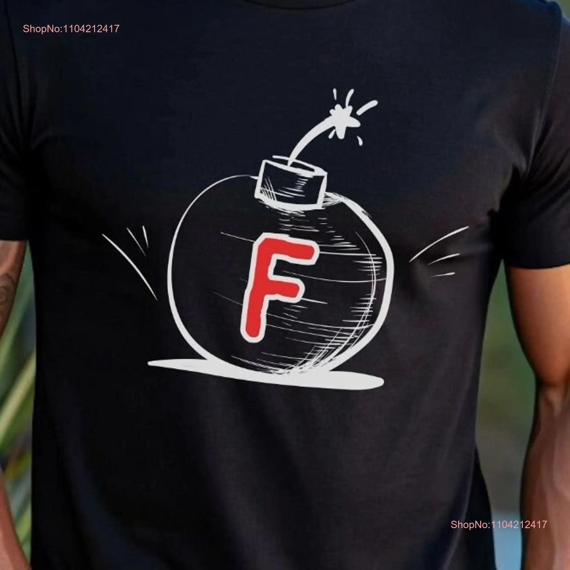 F Bomb T shirt Softstyle  Soft Crewneck Top Roomy Pullover Funny long or short sleeves