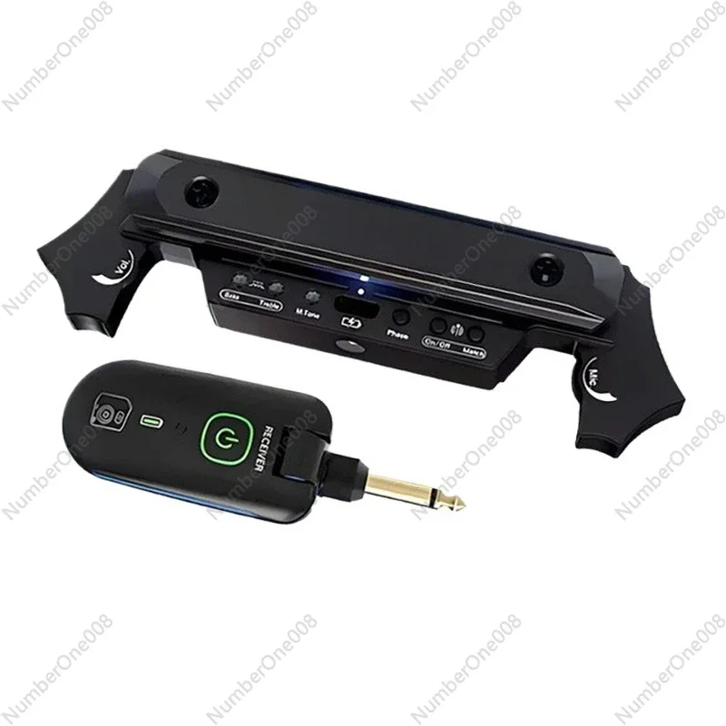 Wireless Acoustic Guitar Pickup - For Stage Performance, No Hole Installation, Supports Rhythm Techniques