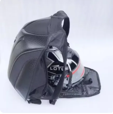 New Carbon Fiber Waterproof Backpack Motorcycle Helmet Luggage Motocross Riding Racing Moto Travel Storage Bag Box Sacoche Moto2