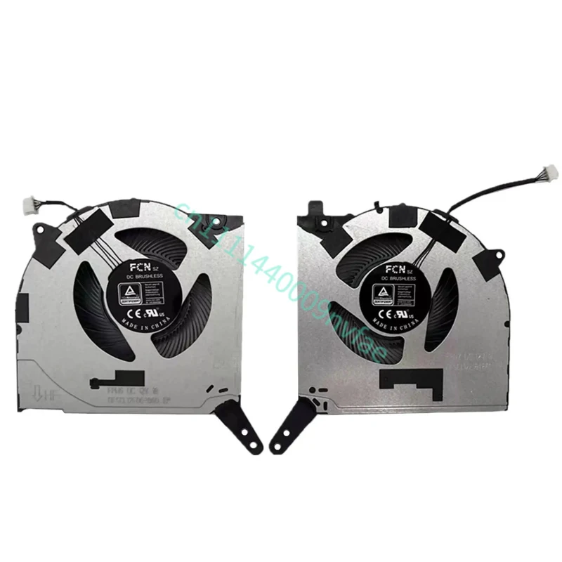 Laptop Fan For Lenovo Legion 5 Pro 16 5-16ACH6H 82JQ 2021 Y560P CPU GPU Cooler Fan DC10V FNKF FNKD 5H40S20281 5H40S20278 0.2