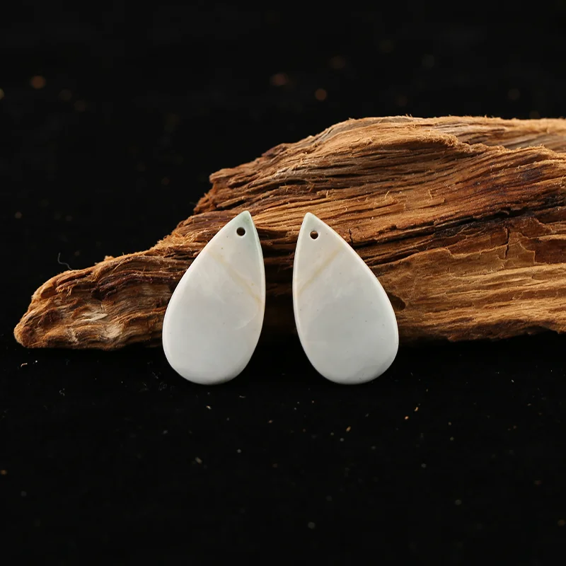 B&F Wave Jasper Earring Beads for Jewelry Making, Handmade Natural stones beads, Stones for jewelry Making Supplies