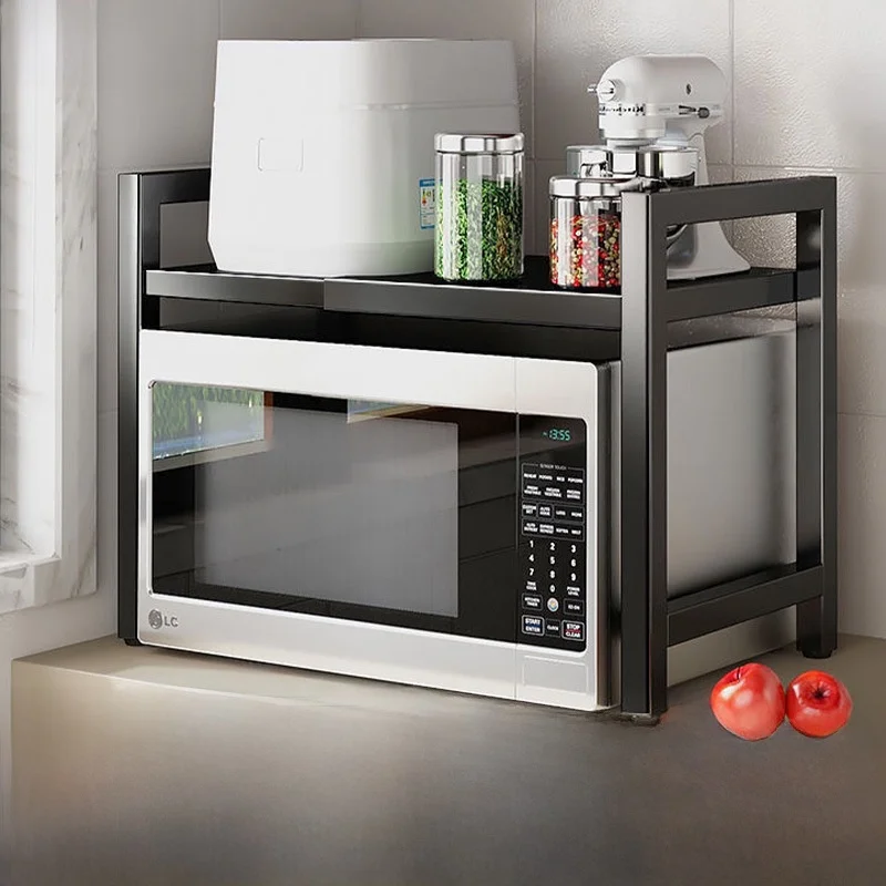 

Kitchen Multi-layer Floor-standing Microwave Oven Storage Rack No-installation Oven Rack Fruit And Vegetable Basket Storage S...