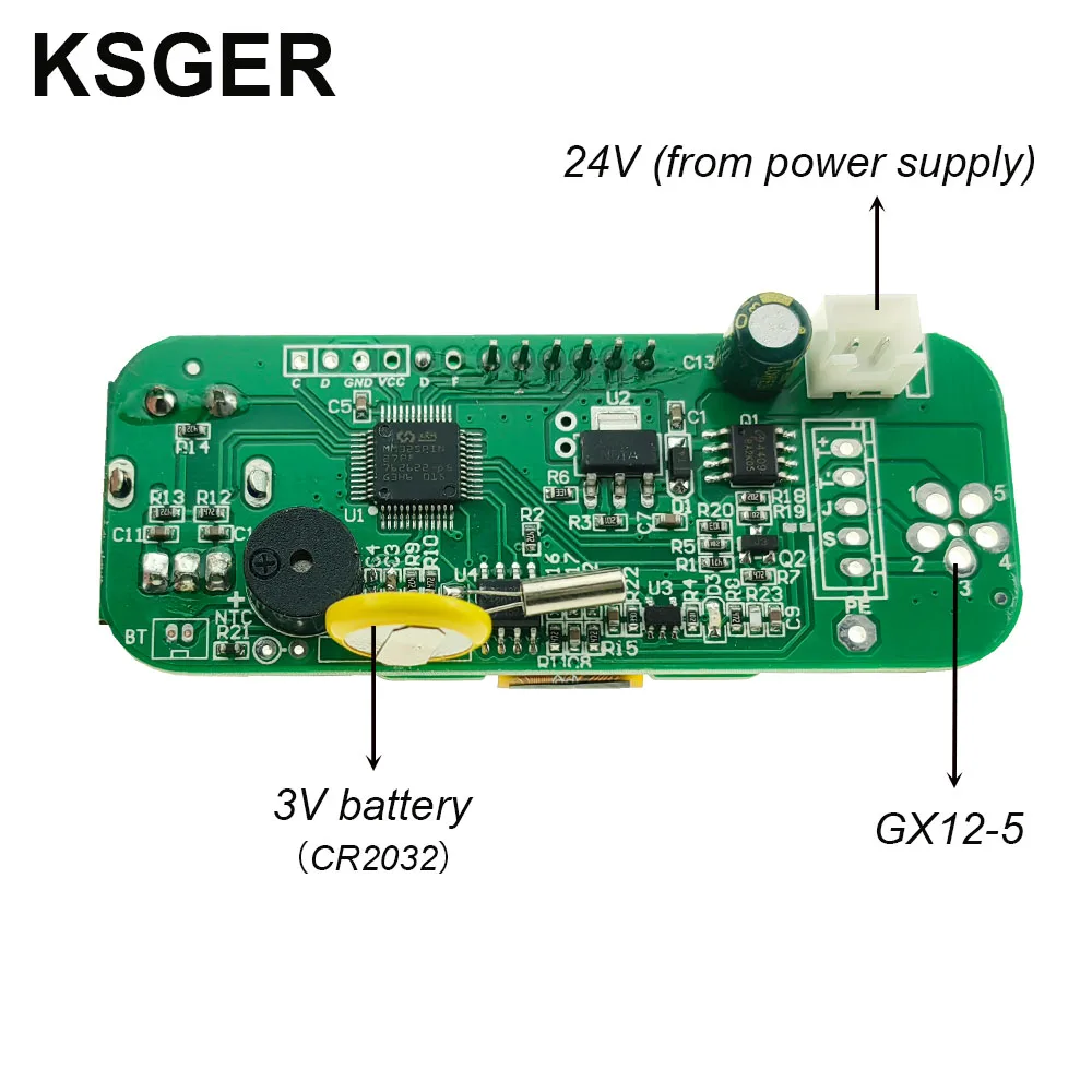 KSGER V3.1S OLED T12 Solder Iron Temperature STM32 Controller Welding Tools Electronic Soldering Wake-Sleep Shock 24V72W