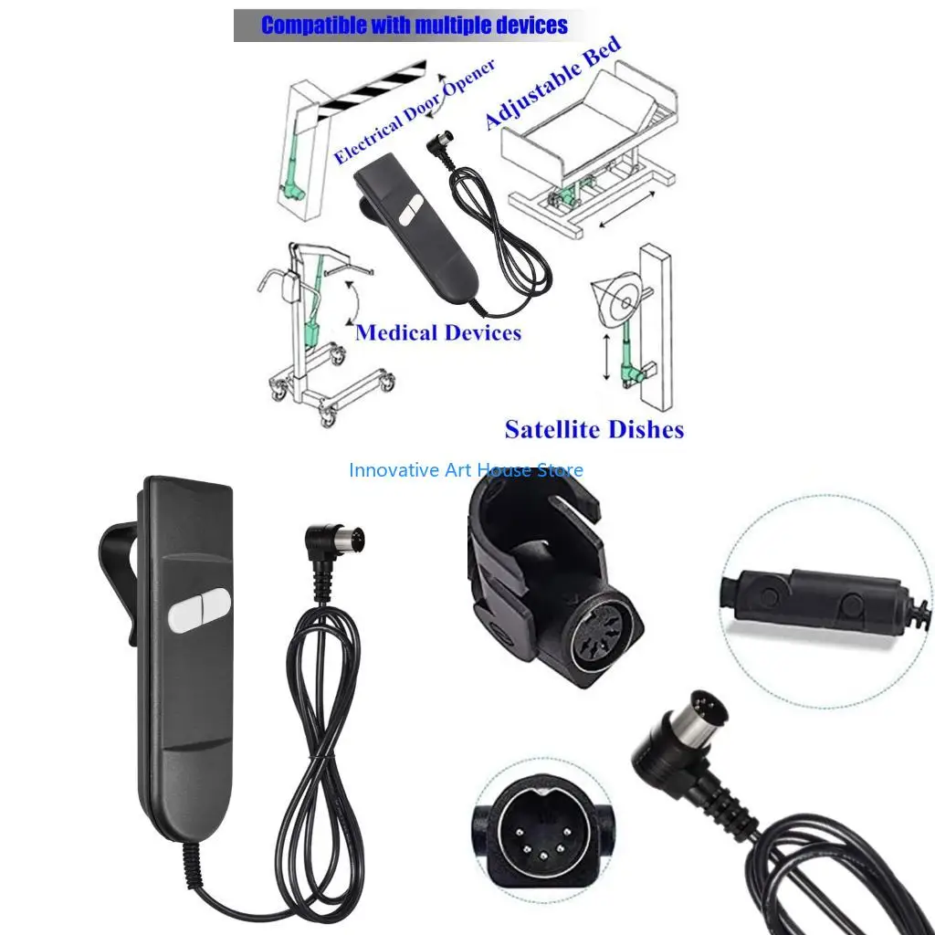 E1PC 5 Pin Lifting Bed Controller Replacement Electric Operating Table Manual Controller Button Remote controller Board