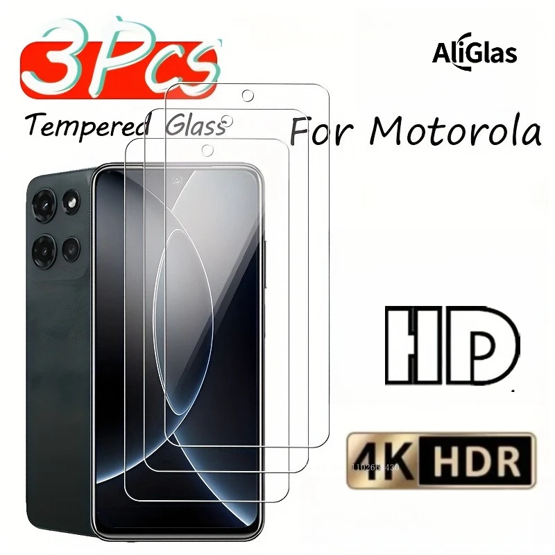 3pcs Tempered glass Film For Motorola G Power 2026 G Play 2025 Screen Protector for Motorola G 2026 G5G 2025 High Definition