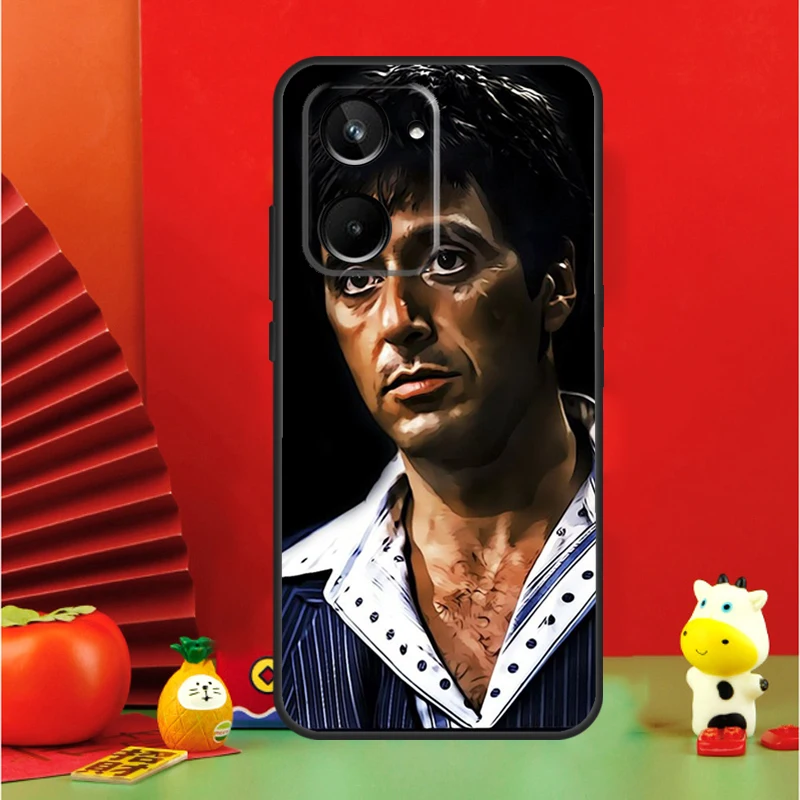 Al Pacino Scarface Case For Realme C67 C55 C53 C51 C35 C33 C31 C30 C25s C21Y GT Neo 6 GT5 9 10 11 12 Pro Plus