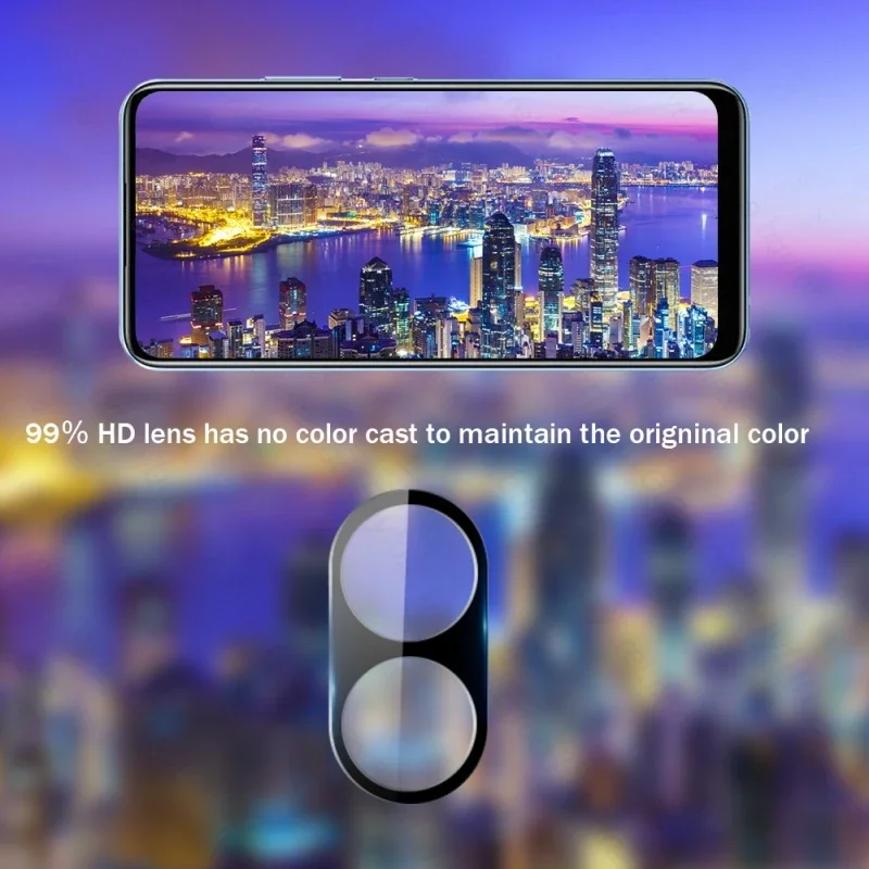 Étui de protection d'appareil photo pour Realme C55, 5G, arrière incurvé 3D, couvercle d'objectif en verre du Guatemala, RealmeC55, Realmi C55, C 55, 1-3 pièces