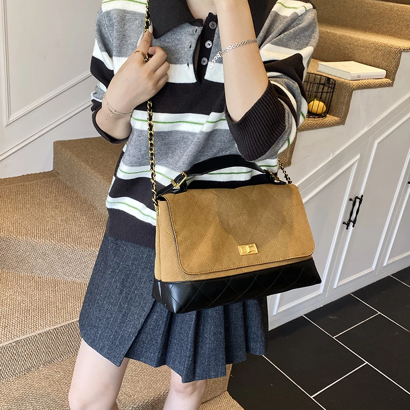 

Diaper Bag Stylish Chic Leather Tote Luxury Designer Crossbody For Women Elegant Minimalist Handbag Purse
