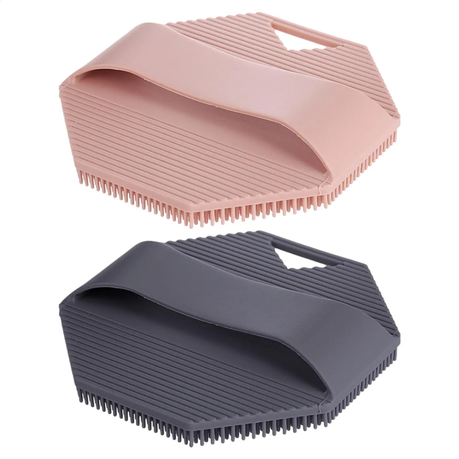 1PC Silicone Body Scrubber Bath Shower Bath Brush for Body Massager Bast Exfoliating Silicone Bathing Scrubber Body Brush