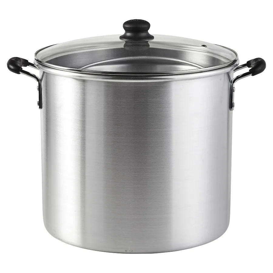 

IMUSA 32qt Boiler Pot with 21qt Basket Glass Lid & Cool Touch Handles