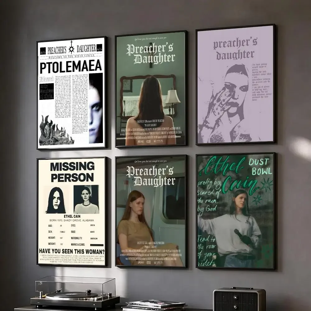 music Ethel Cain Preacher's Daughter Poster HD Printing Vintage Luxe Home Decor Wall Art for the Living Rooms Entryways Gift