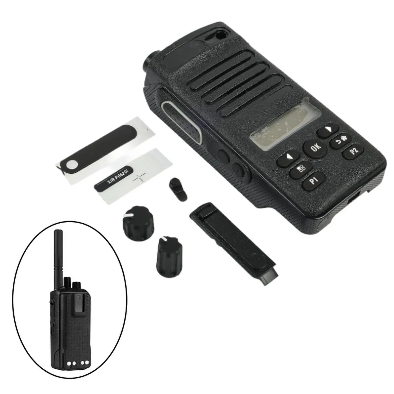 

Two Way Radio Housing Shell Case Kit Easy to Install for Xir P6620i XPR3500E