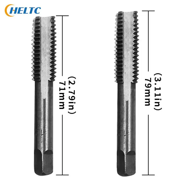 7pcs Male Thread Tap Set Metal Meters Drill Bit M3 M4 M5 M6 M8 M10 M12 Metric Impact Thread Plug Tap Mechanical Workshop Tools