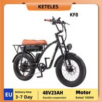 KETELES KF8 Adult Electric Bike 1500W Men's E-Mountain Bike 48V 23AH Battery 20X4.0 Inch Fat Tire Electric Bicycle