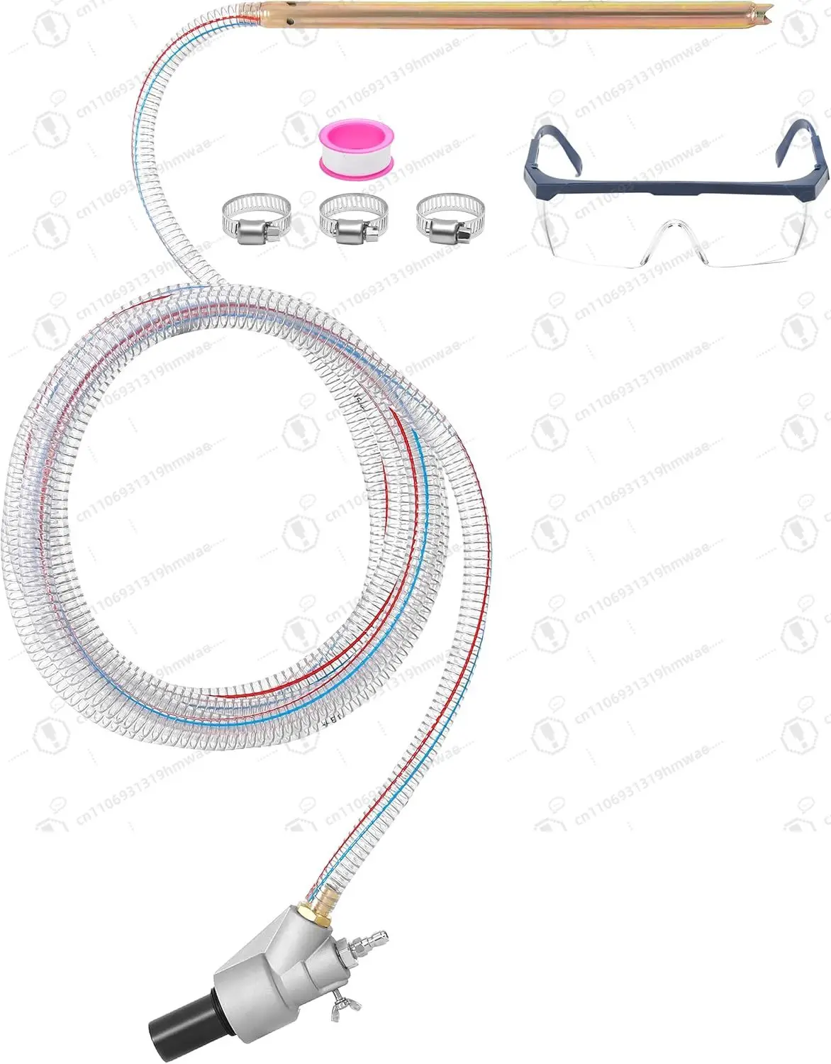 

Pressure Washer Sandblasting Kit, Dustless-Wet Sand Blaster for Pressure Washers,5000 PSI,8.0 GPM, 1/4 Inch Quick Connect