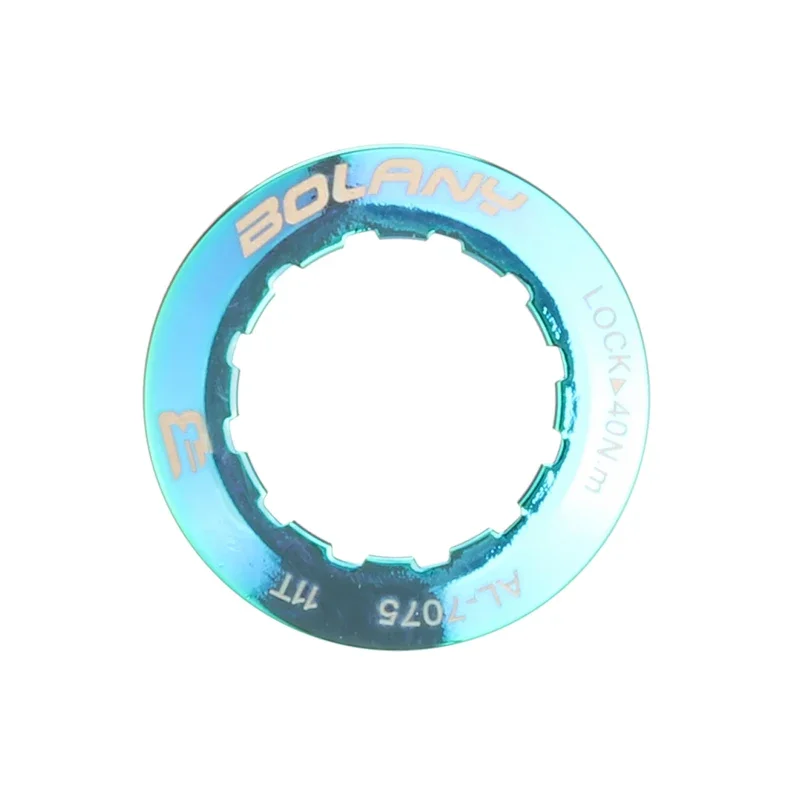 Bolany Aluminum Alloy 11T Multicolor Cassette Cover Bicycle Cycling Fixing Bolt Screw Freewheel Cover Bicycle Parts