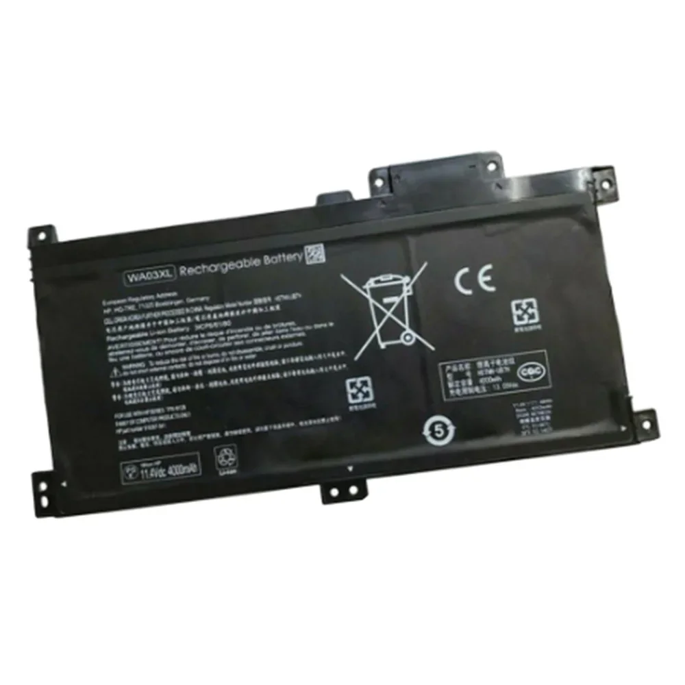 11.4V 48WH WA03XL Original Battery Laptop For HP Pavilion X360 15-BR 15-BK 14-BA HSTNN-UB7H 916367-541 916812-855 TPN-W126