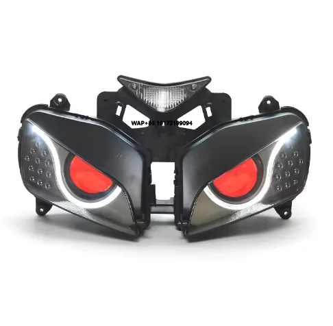 For CBR1000RR 2004-2007 LED Optical Fiber Headlight Assembly Turn Signal 2 Lens New Condition 6000k Color Temperature