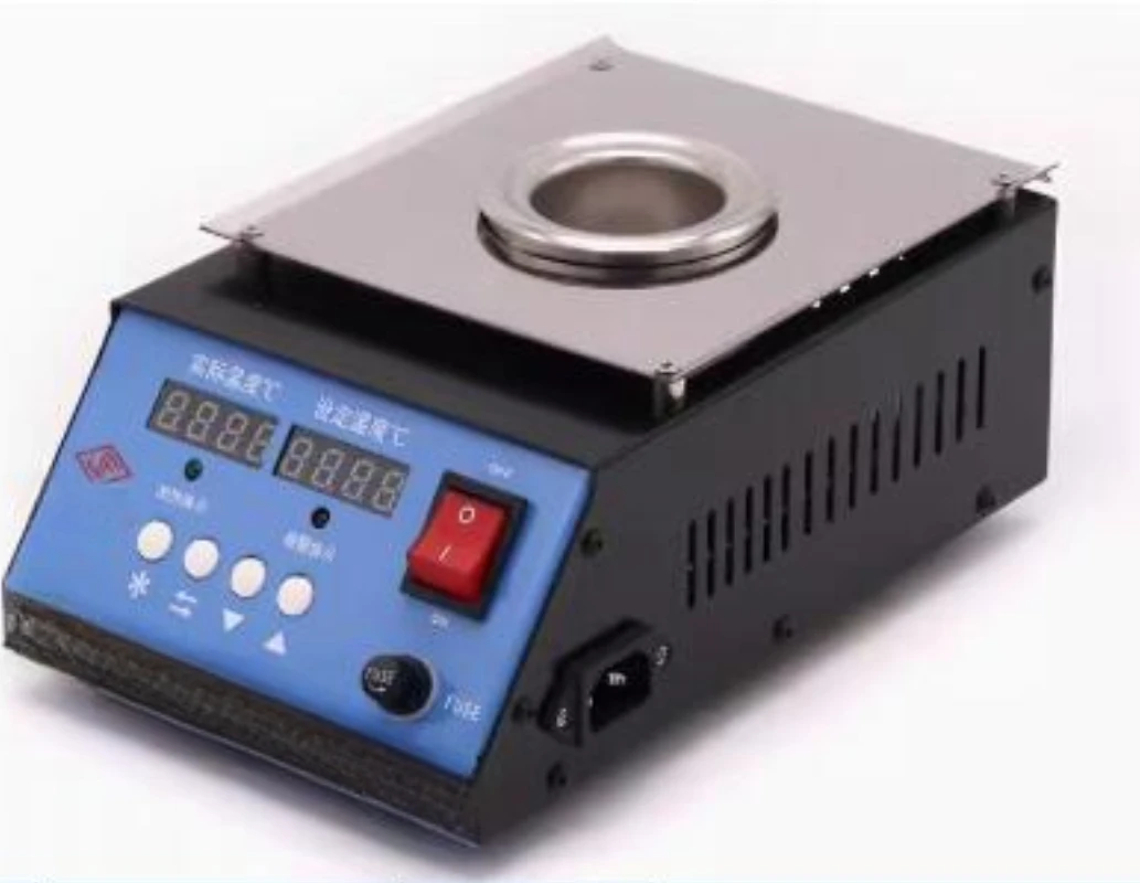 Pure Titanium Tin Melting Pot Adjustable Temperature Desktop