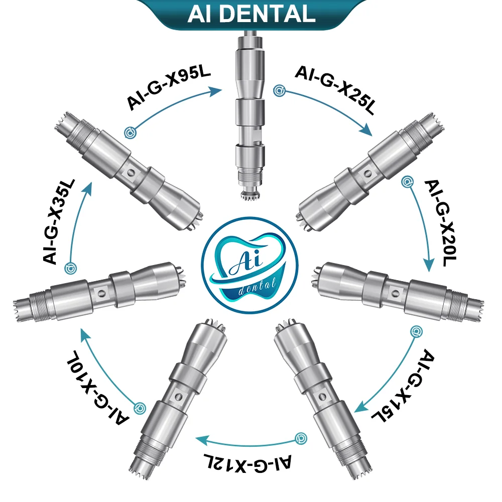 AI Dental Handpiece Accessory Drive Shaft/Middle Gear Low Speed Contra Angle AI-X/Z/SG series Spindle Replace Spare Parts 1 pcs