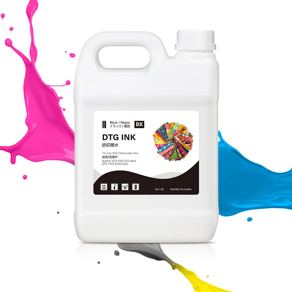 حبر نسيج GTX 1800 مل حبر DTG 1.8 لتر للطابعة Brother GTX PRO GTX السائبة GTX PRO B