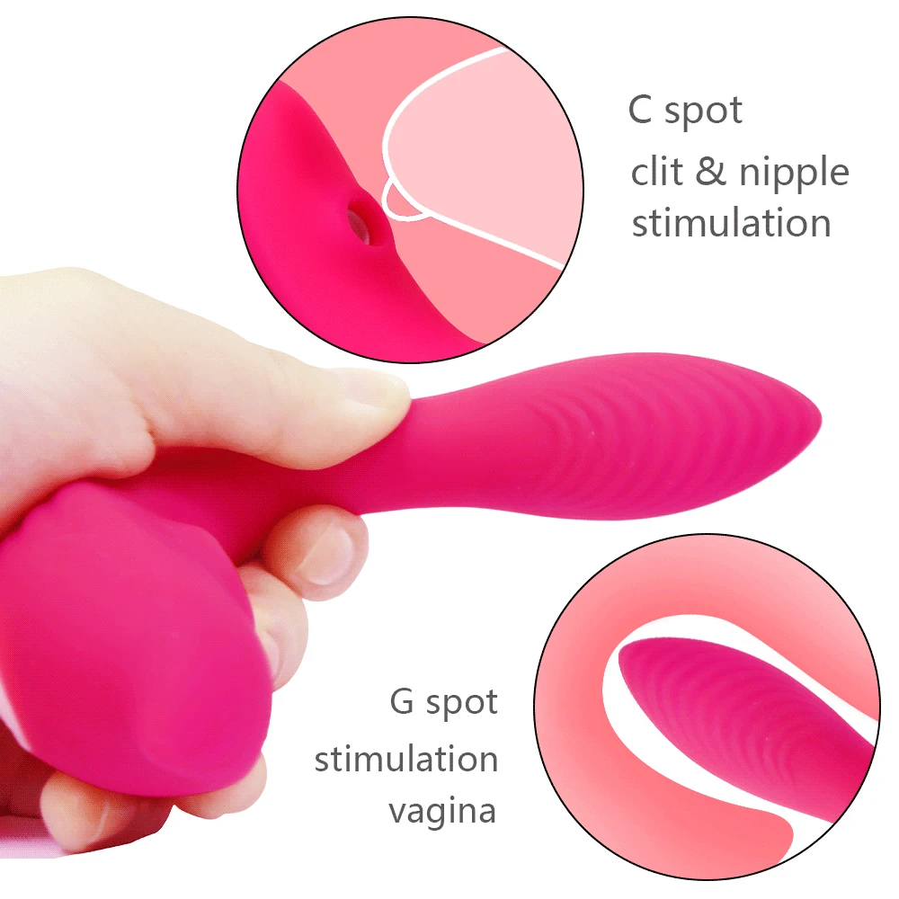 Wireless Remote Sucking Vibrator Wearable U Shaped Dildo Oral Sex Clit Massager Dual Stimulation Adult Couple Sex Toys for Women