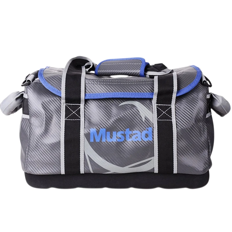 Multifunctional Mustad Fishing Bag Large Capacity 18 Inch 24 Inch Boat Use PVC Material Lure Sea Fishing Bag Fishing Storage Bag