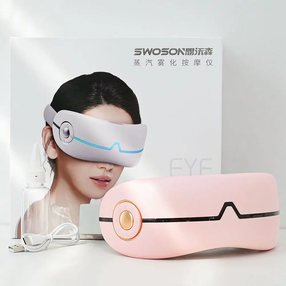 

Electric Eye Face Massager with Heat Compression Eye Face Massage Mask Equipment Music Smart Steam Eye Fatigue