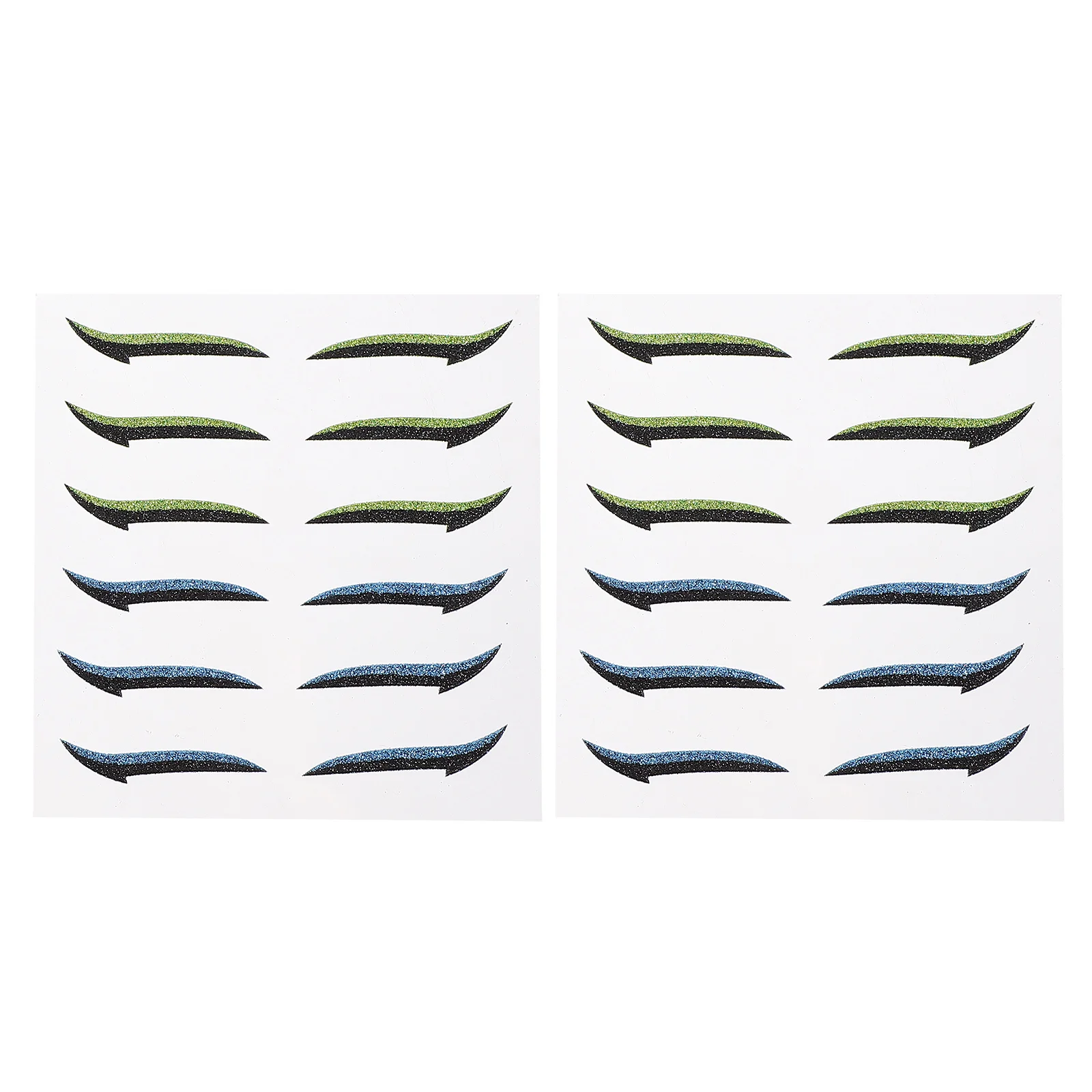 

12Pairs Self-Adhesive Eyeliner Sticker Waterproof Long-Lasting Styling -Match Style for All Ethnicities