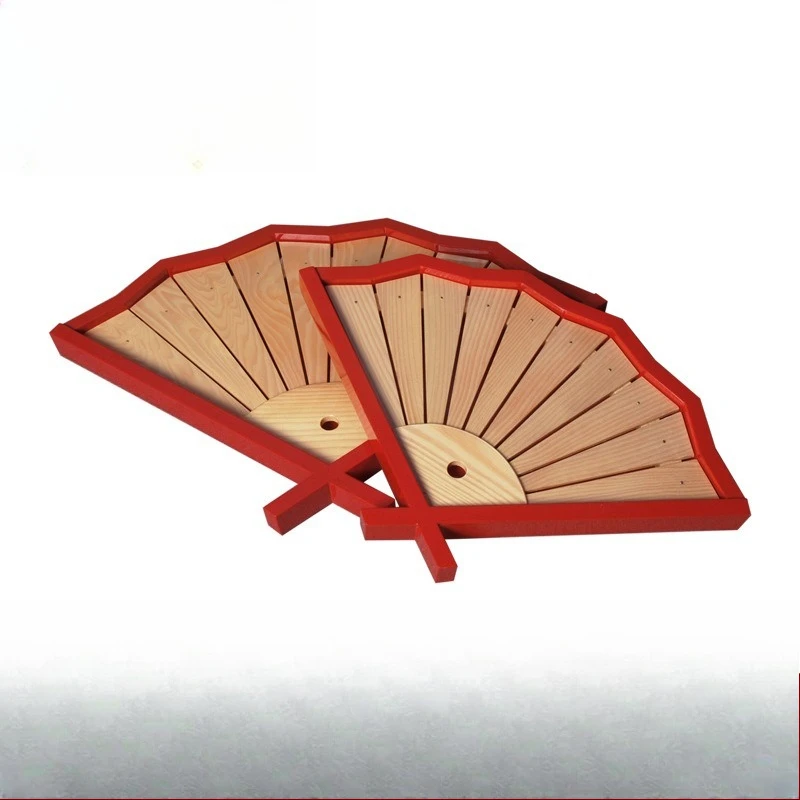 Japanese and Korean Restaurant Sushi Plate Fan-shaped Receiver Sashimi Salmon Platter Hotel Creative Tableware