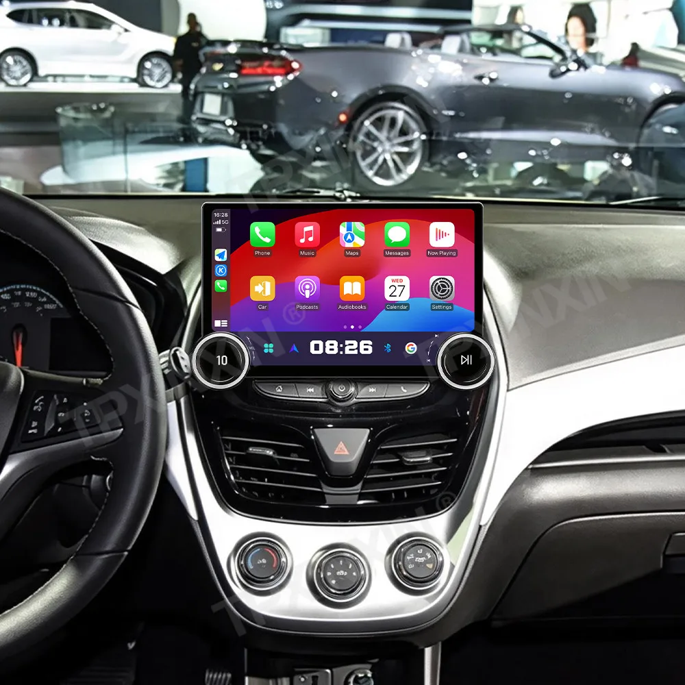 

11,5-дюймовое автомобильное радио на Android 15 для Chevrolet Spark 2010-2017: мультимедийный видеоплеер, GPS-навигация, Carplay, головное устройство с 4G, Wi-Fi, Bluetooth