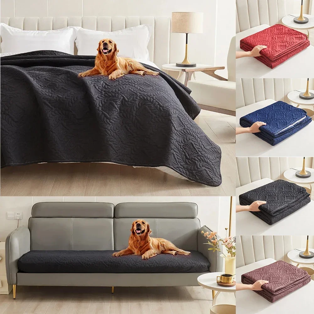 

Waterproof Pet Bed Cover Washable Non-Slip Dog Bed Cover Furniture Couch Cover for Cats Dogs Diaphragm Mat Splash Sprinkler Pad