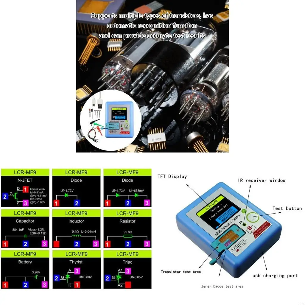 

G92C Advanced Transistor Analysis Instrument Transistor Support Test Equipment ABS
