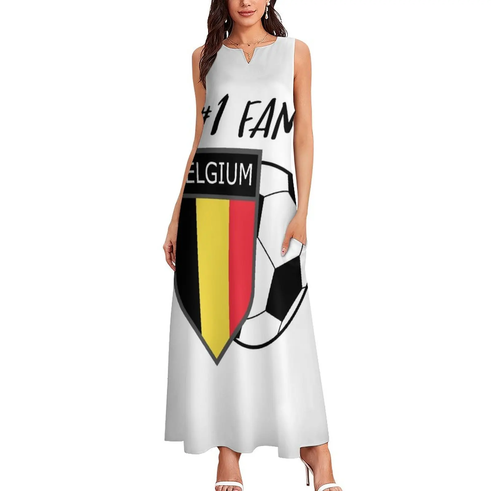 Belgium Soccer Team 2018 Belgium 2018 Soccer Games Belgium soccer team Long Dress clothes wedding dresses for woman cute dress