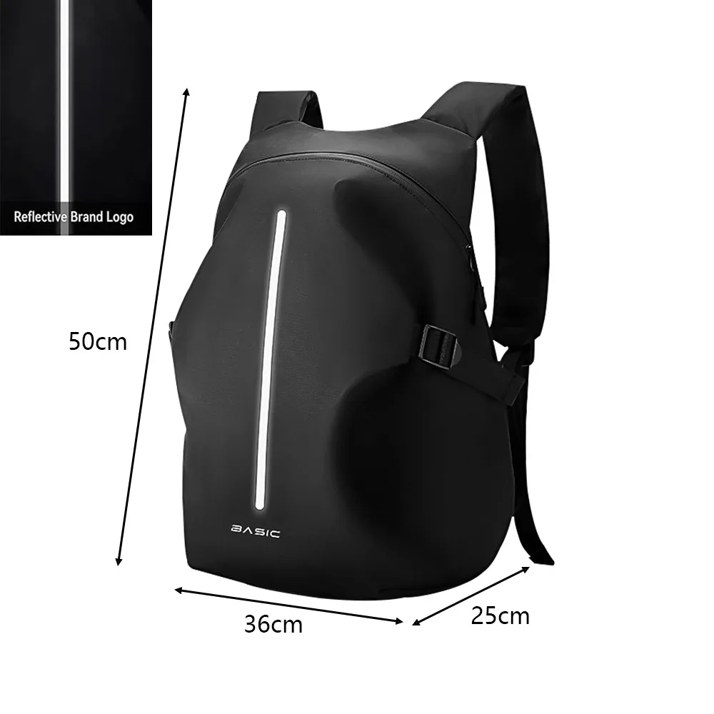 Large Capacity Multifunctional Motorcycle Helmet Bag Waterproof Motorcycle Riding Backpack Reflective Bicycle Travel Laptop Bag view 3