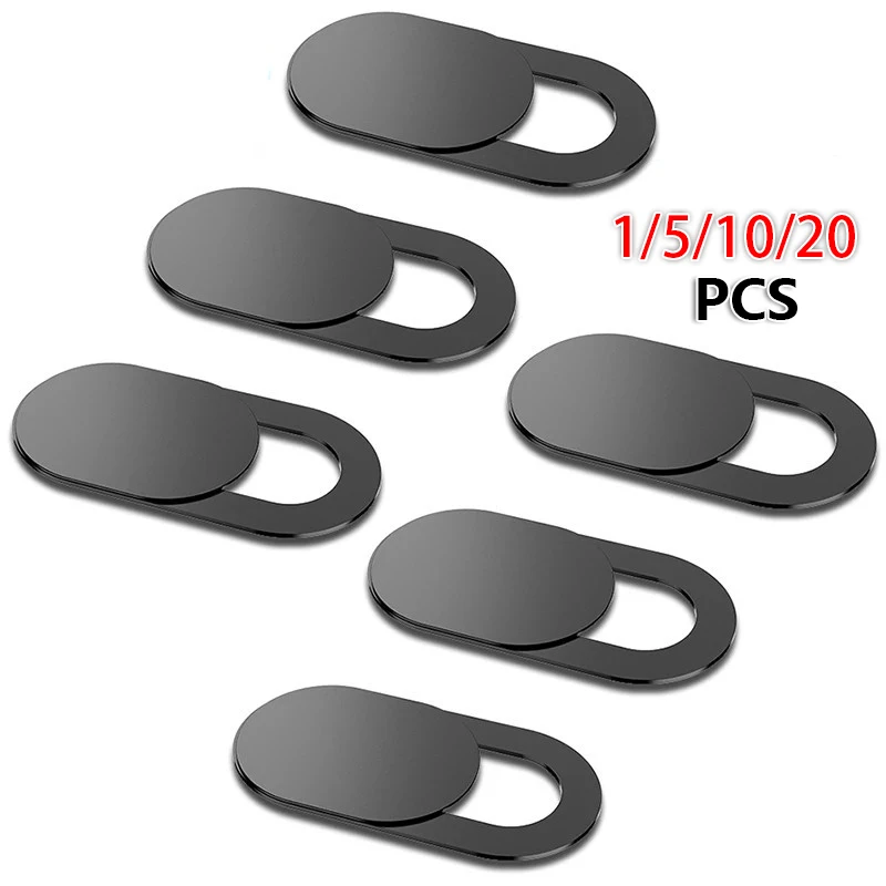 20pcs Ultra-Thin Webcam Sticker Covers For Laptop Macbook iPhone Cell Phone PC Universal WebCam Cover Shutter Magnet Web Covers