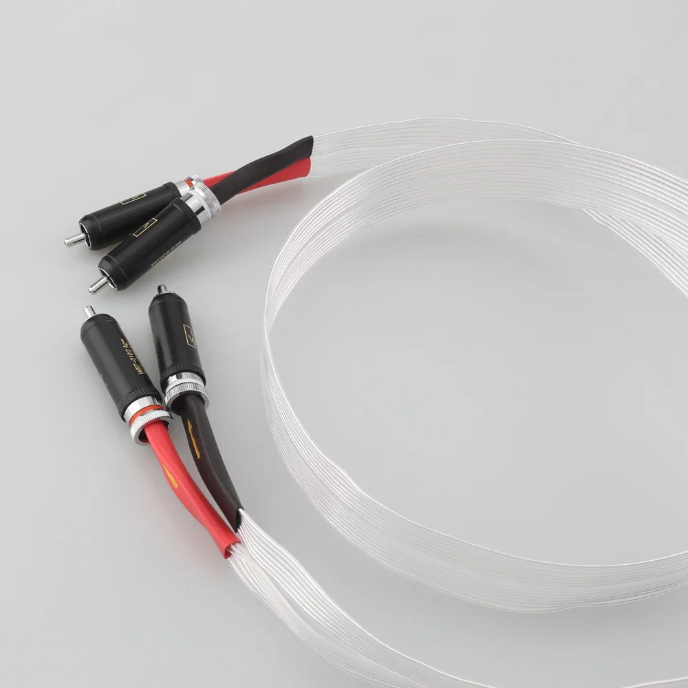 Dây Tín Hiệu Nordost Kiểm Âm Hifi 7N OCC Bạc Cáp Âm Thanh Tín Hiệu 2rca-2rca Cáp RCA 2 Cắm Phiên Bản