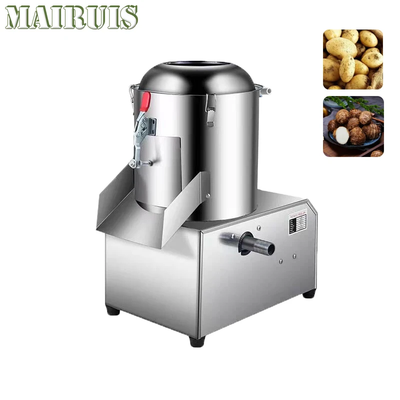 آلة تقشير صغيرة أوتوماتيكية بقدرة 550 وات، مقصف القلقاس والزنجبيل والبطاطس والبطاطس الحلوة، قطعة أثرية لتنظيف وتقشير