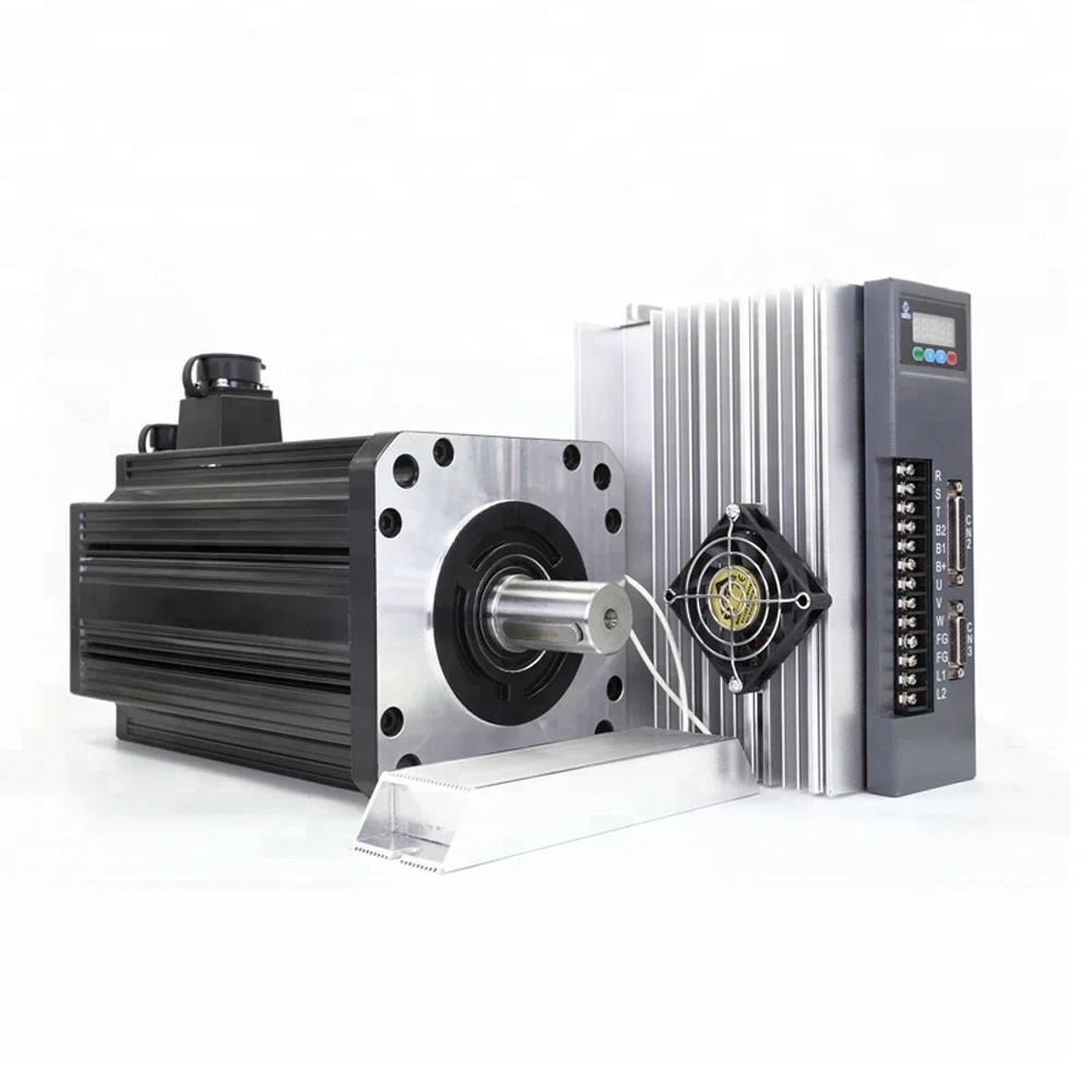 

China supply 4KW high-power AC servo motor 380V driver set for industrial machine