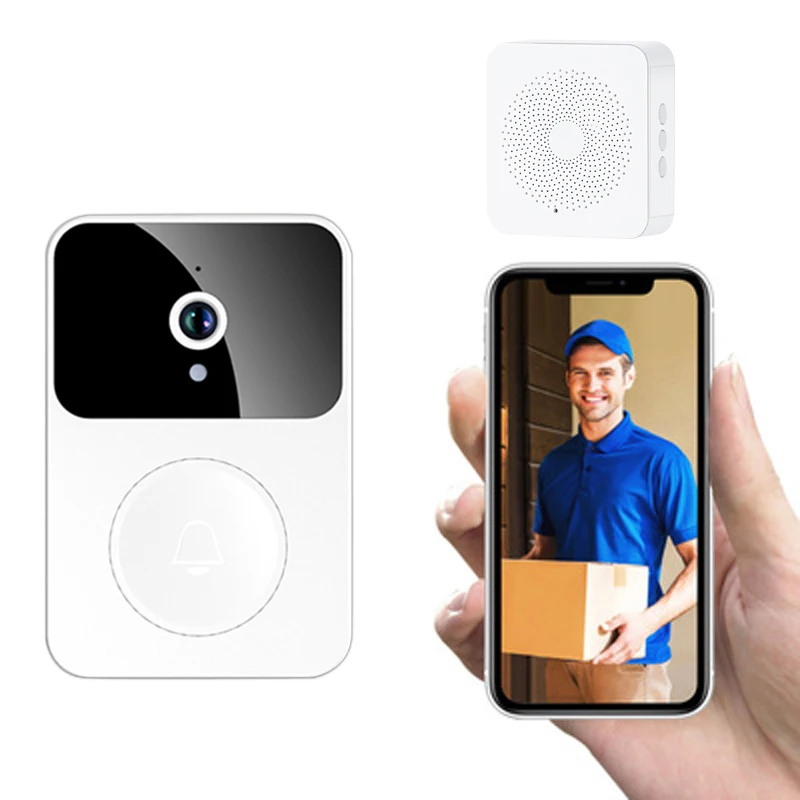 WiFi Video Doorbell Wireless HD Camera Security Alarm Smart Home Door Bell WiFi Intercom Easy to install