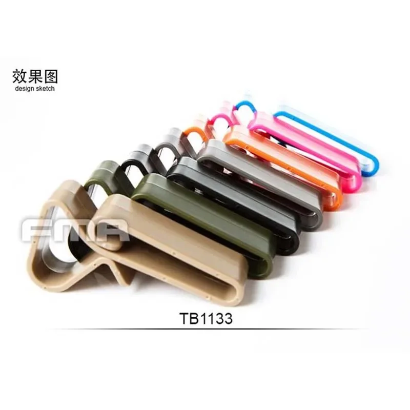 3 Pieces Multiple Colour FMA Sports Tactical ABS Universal Belt Hook