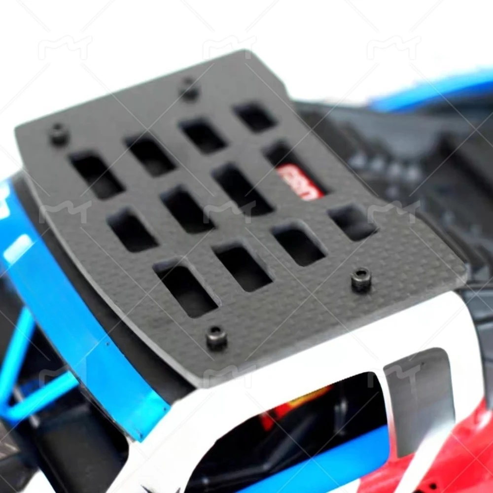 Upgrade Carbon Fiber Roof Rack Anti Scratch Reinforced Frame For 1/16 Arrma Mojave Grom RC custom size Replacement Accessories