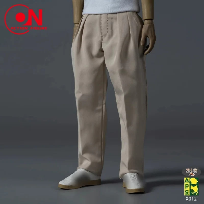 AFS X012 1/6 Scale Male Fashion Retro Loose Casual Pants  Model Fit 12'' Male Soldier Action Figure Body Dolls