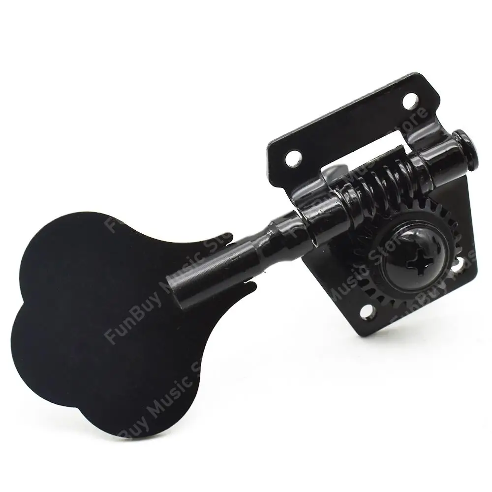 4R/4L/1L/1R Opened Electric Bass Guitar Tuning Pegs 4String Machine Heads Tuners for Bass Chrome Black High Quality