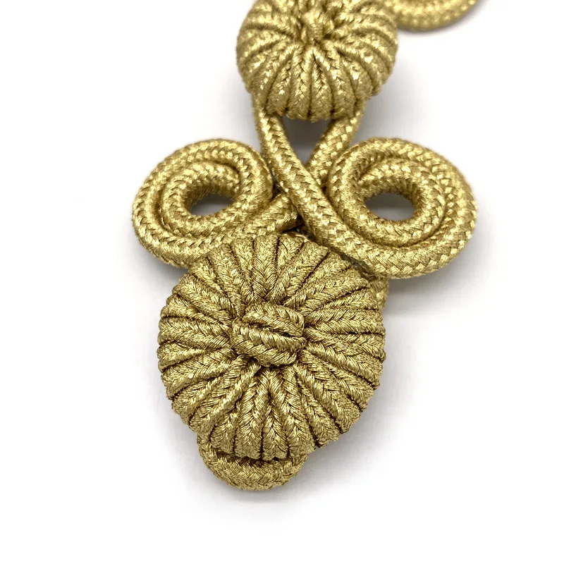 Hollow Wheel Three-Dimple Chinese Knot Pankou For Tang Suit Qipao Kids Button Handmade Craft Sewing Accessories
