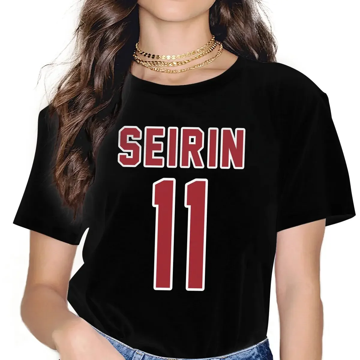 SEIRIN 11 Tetsuya Kuroko Women Clothing Kuroko No Basket Sports Anime Series Graphic Female Tshirts Alternative Loose Tops Tee