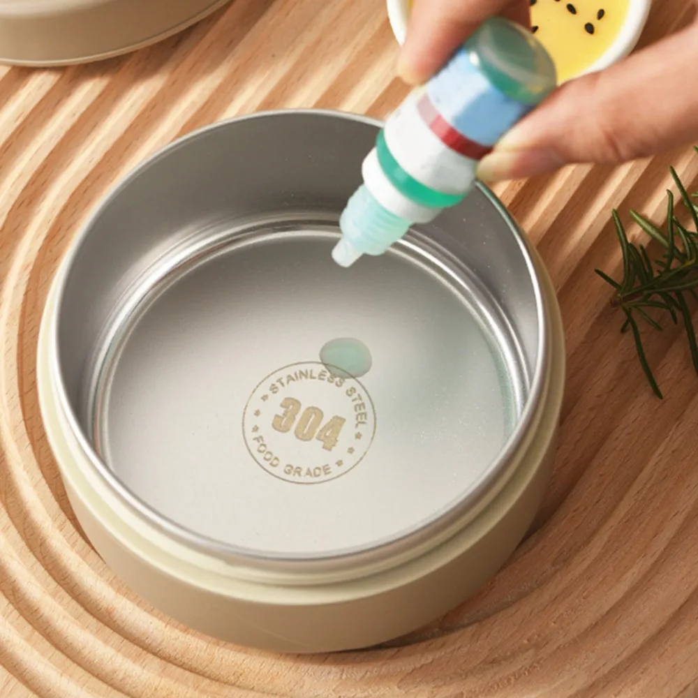Durable 2-Tier Stackable Insulated Lunch Box 304 Stainless Steel 1040ml Stackable Bento Box Portable Lunch Container For Travel