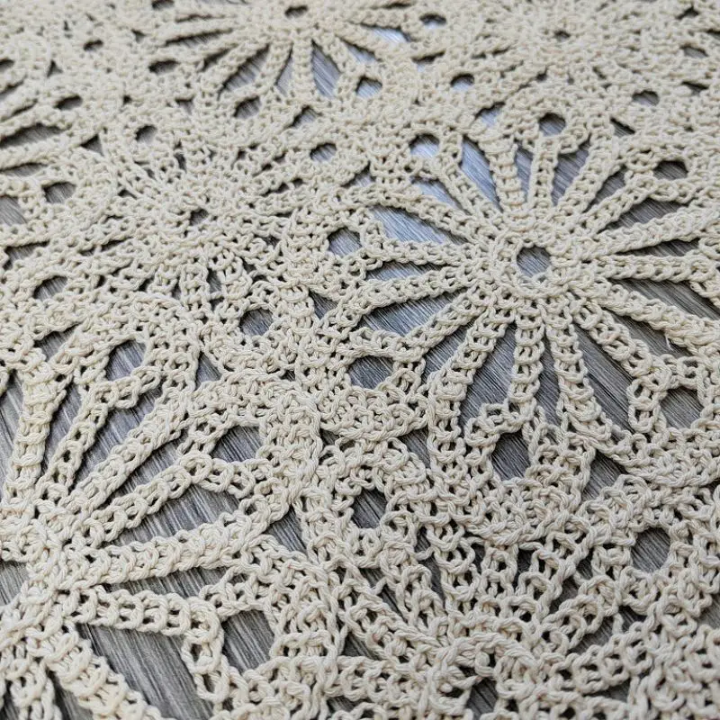 Tissu en dentelle pour jupe en coton pour femme, tissu creux, motif carré, vêtements de bricolage, littérature, été, ins