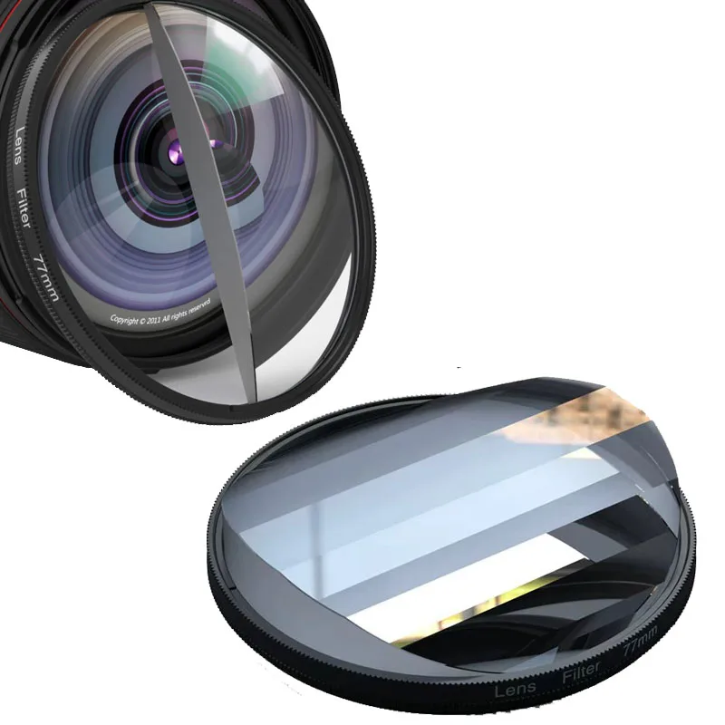 ฟิลเตอร์ปริซึมคาไลโดสโคป 72 มม. 77 มม. สำหรับกล้องแคนนอน นิคอน โซนี่ ฟูจิ เลนส์กล้อง
