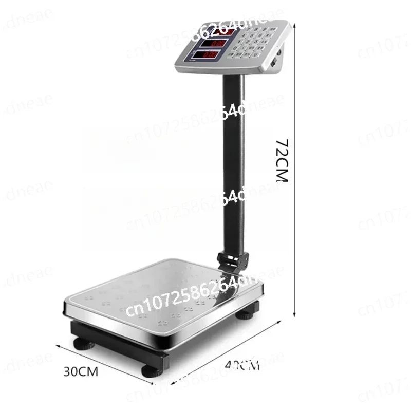 

Commercial Stainless Steel 150Kg Electronic Scale 100Kg Scale Folding Scale Stainless Steel Material Waterproof